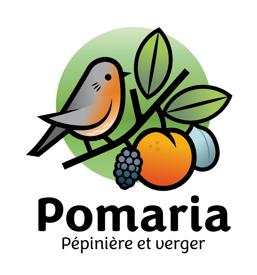 Le logo de Pomaria - Pépinière et verger