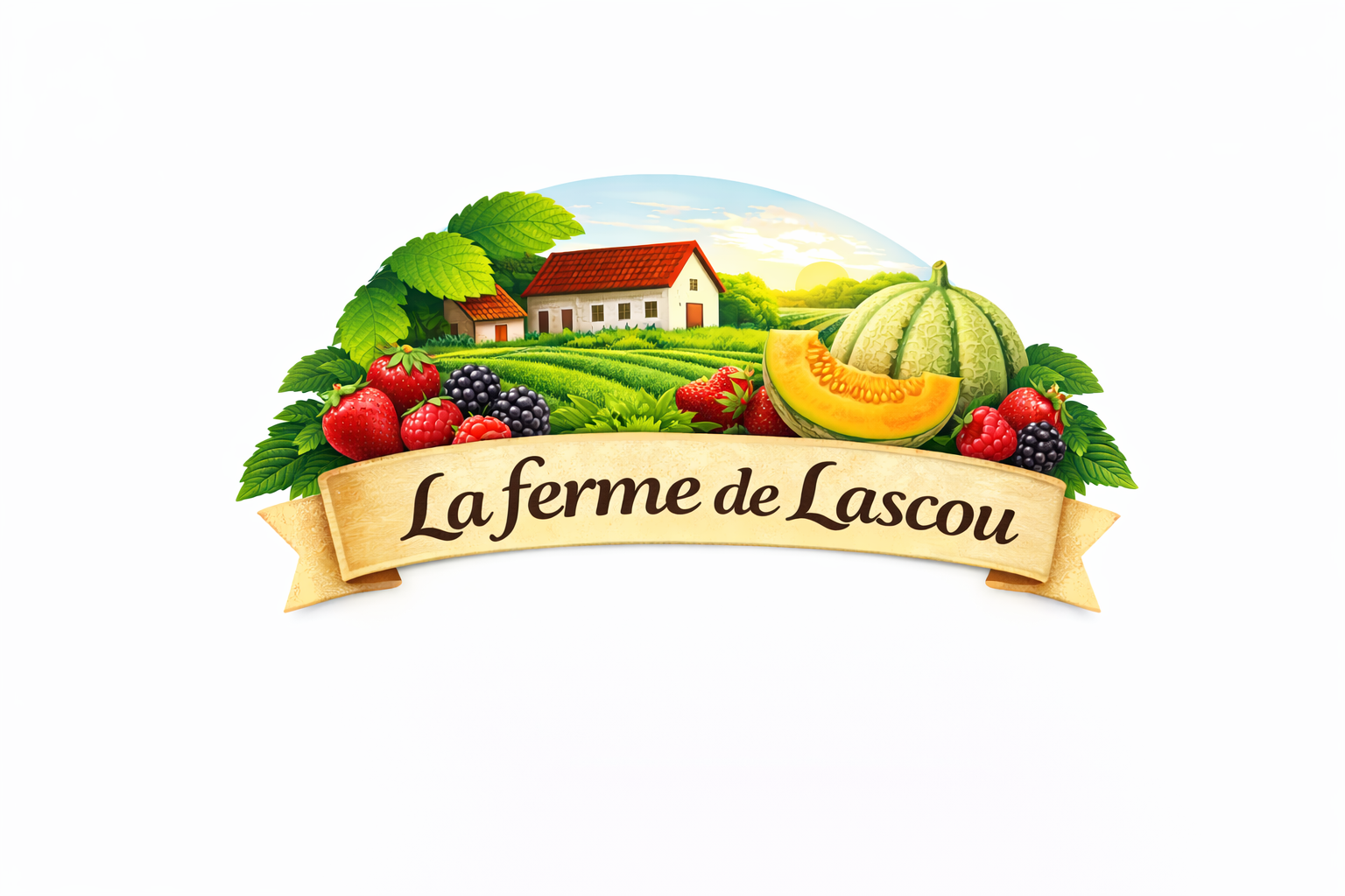 Le logo de La ferme de lascou